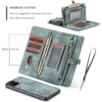 Caseme vintage Portemonnee Case iPhone 11 Pro Max - Blauw