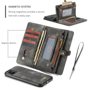 CASEME-Apple-iPhone-11-Vintage-Portemonnee-Hoesje---Black_4