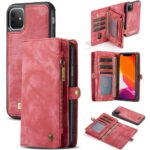 variatie Caseme vintage Wallethoesje iPhone 11 – Rood