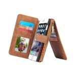 variatie CaseMe Retro Wallet Beschermhoesje iPhone 6S Plus / 6 Plus – Bruin