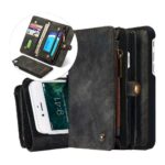 Caseme vintage Wallet iPhone 8 Plus – 7 Plus – Grijs