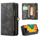 variatie Caseme vintage Wallet Case Samsung Galaxy A70 – Zwart