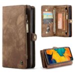 variatie CaseMe Vintage Smartphone Portemonnee Samsung A70 – Bruin