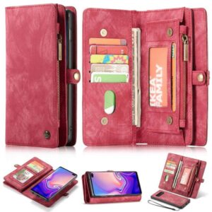 CASEME-Samsung-Galaxy-S10-Plus-Vintage-Portemonnee-Hoesje---Red_2