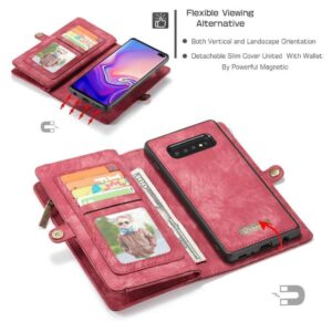 CASEME-Samsung-Galaxy-S10-Plus-Vintage-Portemonnee-Hoesje---Red_8