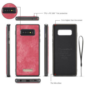 CASEME-Samsung-Galaxy-S10-Plus-Vintage-Portemonnee-Hoesje---Red_9