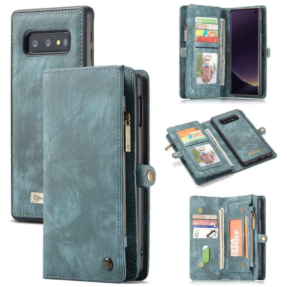 CASEME-Samsung-Galaxy-S10e-Vintage-Portemonnee-Hoesje---Green_1