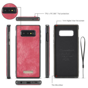 CASEME-Samsung-Galaxy-S10e-Vintage-Portemonnee-Hoesje---Red_9