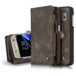 variatie CaseMe Vintage Telefoon Etui Samsung S7 Edge – Grijs