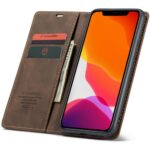 variatie CaseMe Retro Book Cover iPhone 11 Pro Max – Donkerbruin