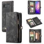 variatie Caseme vintage Portemonnee Case Samsung S10 Plus – Zwart