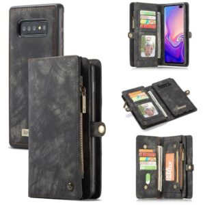 Caseme vintage Portemonnee hoesje Samsung S10 – Zwart