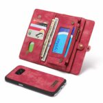 variatie CaseMe Vintage Wallet Samsung S7 Edge – Rood