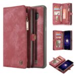 variatie Caseme vintage Portemonnee Case Samsung S8 Plus – Rood