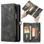 Caseme vintage Portemonnee Case Samsung Note 10 Plus – Zwart