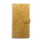 variatie FONU Croco Book Telefoonhoesje iPhone XR – Crème