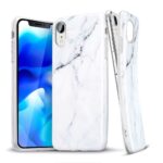variatie ESR Telefooncover Marble iPhone XR – Wit