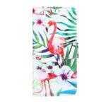 variatie FONU Book Cover Beschermhoesje Flamingo Huawei P20 Lite