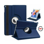 variatie iPad 9/8/7 Hoes – 9e/8e/7e Generatie – iPad 10.2 Inch – Cover Hoesje – Bookcase – 2021/2020/2019 – 360 Draaibaar – Met Standaard – Donkerblauw