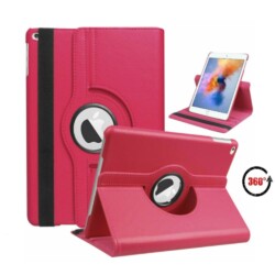 iPad 6/5 Hoes - 6e/5e Generatie - Case - Cover - Bookcase - 9.7 Inch - 2018/2017 - 360 Draaibaar - Roterend - Met Standaard - Roze