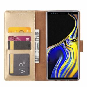 Boekmodelhoesje Samsung Galaxy Note 9 - Geelgoud -2