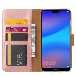 Boekmodelhoesje Huawei P20 - Roségoud -2