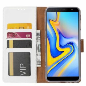 Boekmodelhoesje Samsung Galaxy J6 Plus (2018) - Wit -2