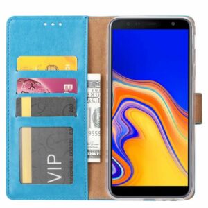 Boekmodelhoesje Samsung Galaxy J4 Plus (2018) - Turqouise -2