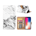 variatie Fonu Book Smartphonehoesje Marmerenprint iPhone XS Max