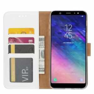 Boekmodelhoesje Samsung Galaxy A6 Plus (2018) - Wit -2
