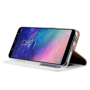 Boekmodelhoesje Samsung Galaxy A6 Plus (2018) - Wit -4