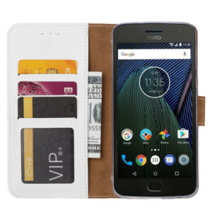 Boekmodelhoesje Motorola G6 EN G6 PLUS- Wit