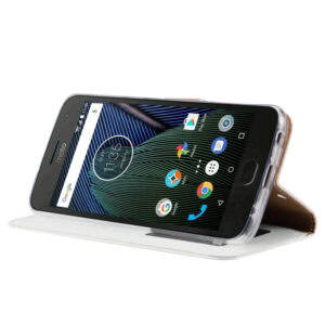 Boekmodelhoesje Motorola G6 EN G6 PLUS- Wit