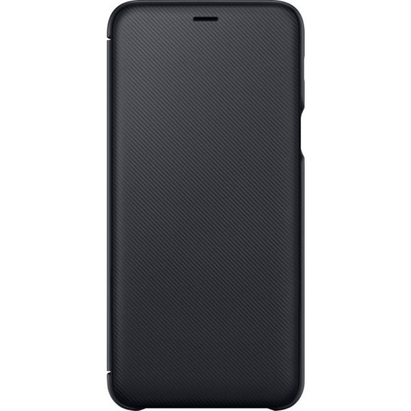 Samsung Wallet Cover Galaxy A6 Plus - Zwart