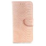 variatie Schubbenprint Book Cover Beschermhoesje iPhone 8 / 7 / SE (2020) – Lichtroze