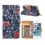 variatie FONU Bookcover Spijkerstof iPhone SE / 5S / 5