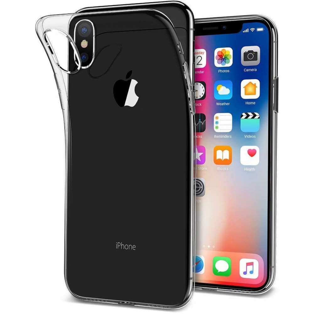 Silliconen Backcover iPhone XS Max - Transparant