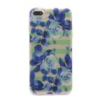 variatie Buenos Bloemenprint Achterkant Hoesje iPhone 8 Plus / 7 Plus – Transparant