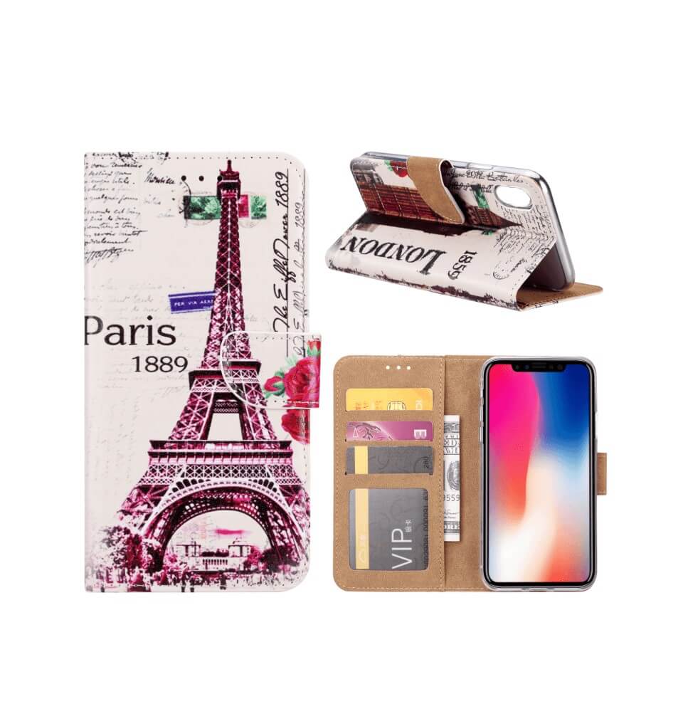 Parijs Boekmodelhoesje iPhone XR