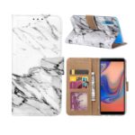 variatie FONU Bookcover Marmerenprint Samsung Galaxy A7 (2018)