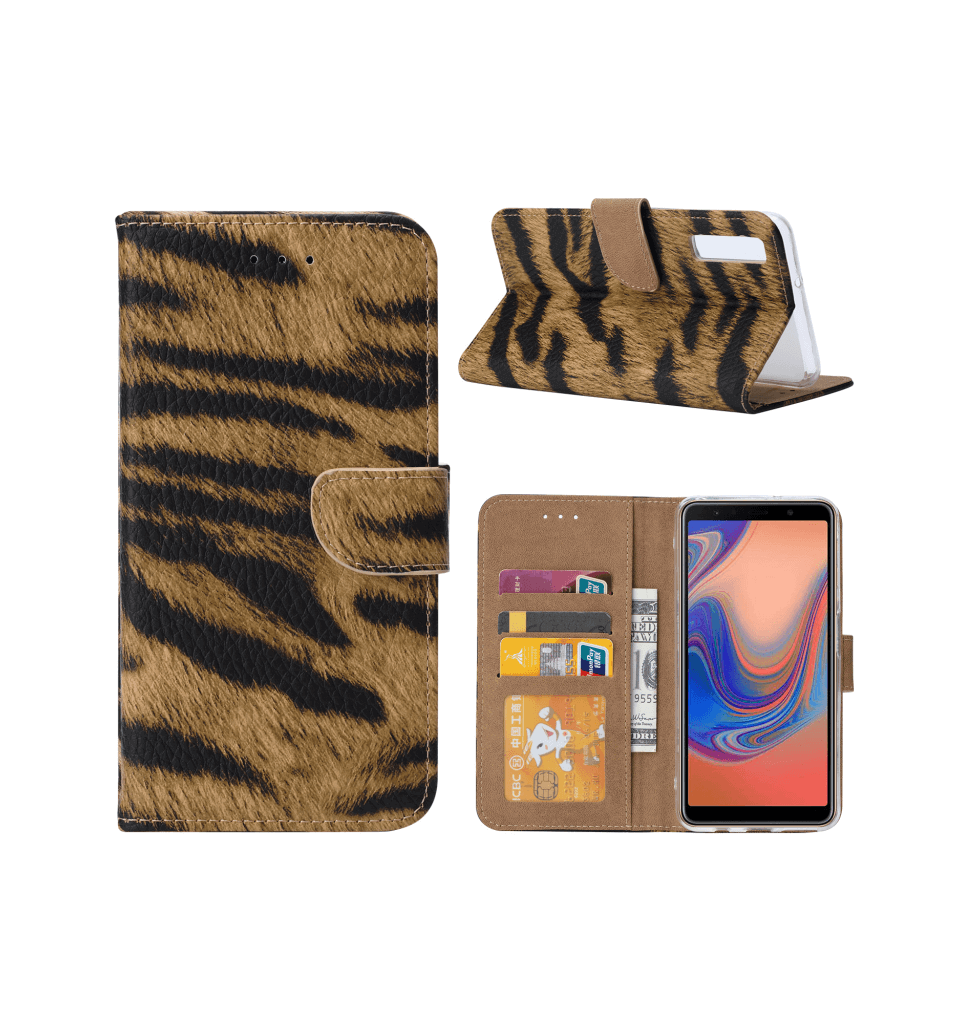 book-case-samsung-galaxy-a7-2018-tijgerprint.png
