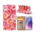 variatie FONU Beschermend Telefoonhoesje Roze Rozen Samsung Galaxy J4 (SM-J400)