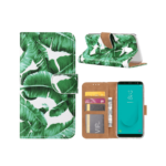 variatie FONU Booklet Cover Bladeren Samsung J6 (SM-J600)