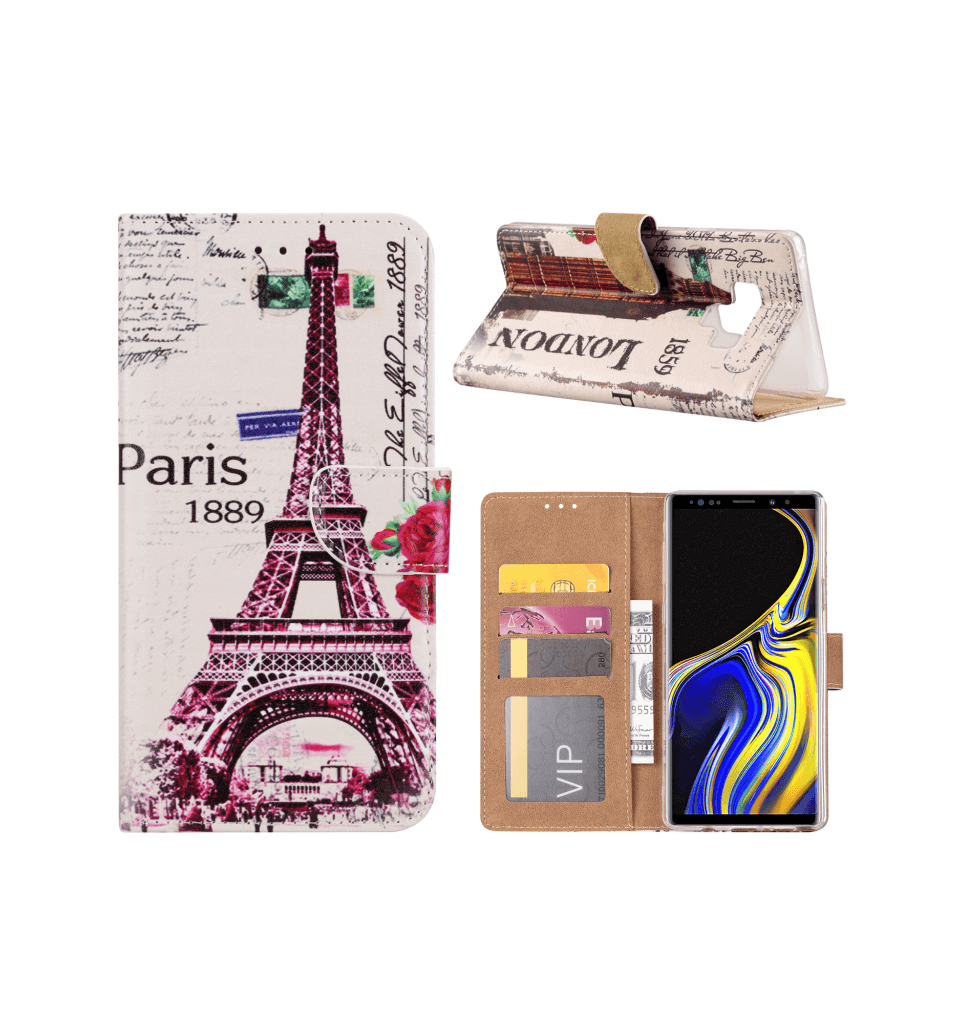 book-case-samsung-galaxy-note9-eiffeltoren-big-ben(2)