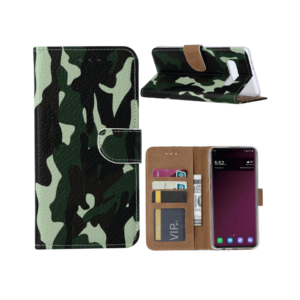 camoprint boekmodel hoesje Samsung Galaxy s10