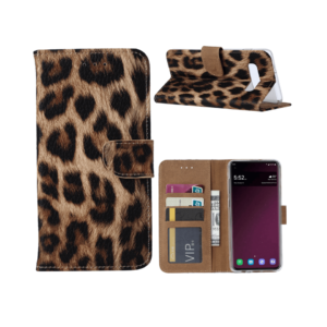 Luipaard boekmodel hoesje Samsung Galaxy s10