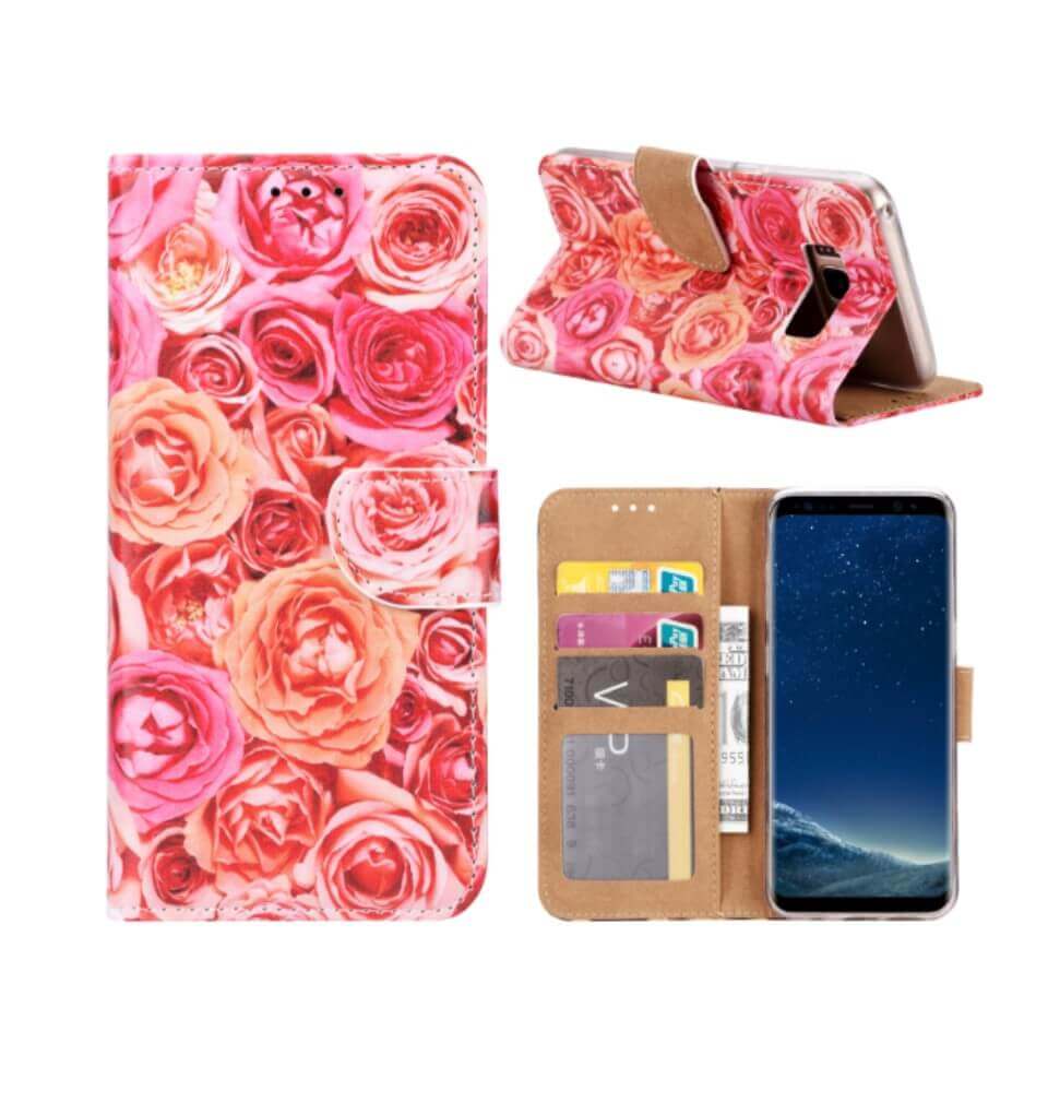 Rozen Boekmodelhoesje iPad 2017/2018 - Roze