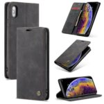 variatie Caseme retro Boekmodel iPhone XS – X – Zwart