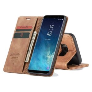 Caseme retro Booklet Cover Samsung S8 Plus – Bruin