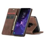 variatie Caseme retro Book Cover Samsung S9 – Donkerbruin